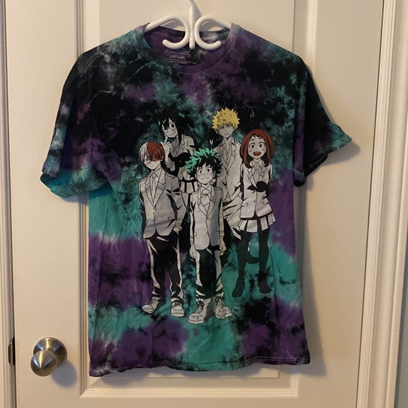 My Hero Academia tie dyed t-shirt 100% cotton - Picture 2 of 3